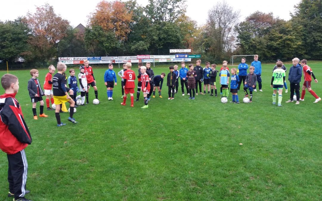 Zweiter Tag im Fußball-Camp