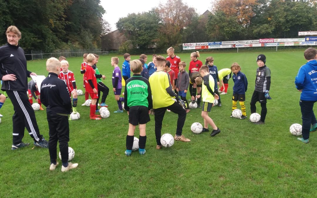 Fußball-Camp beim SV Schnathorst für Kinder von 9 Jahre bis 13 Jahre.