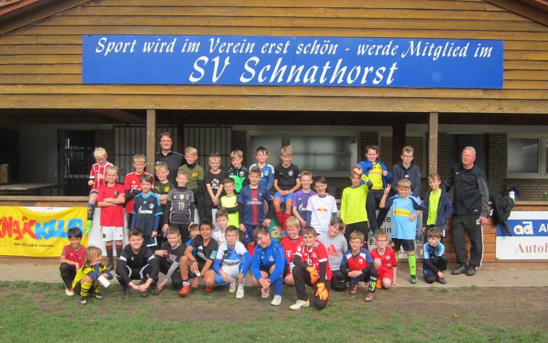 Rückblick auf das Fußball-Camp beim SV Schnathorst