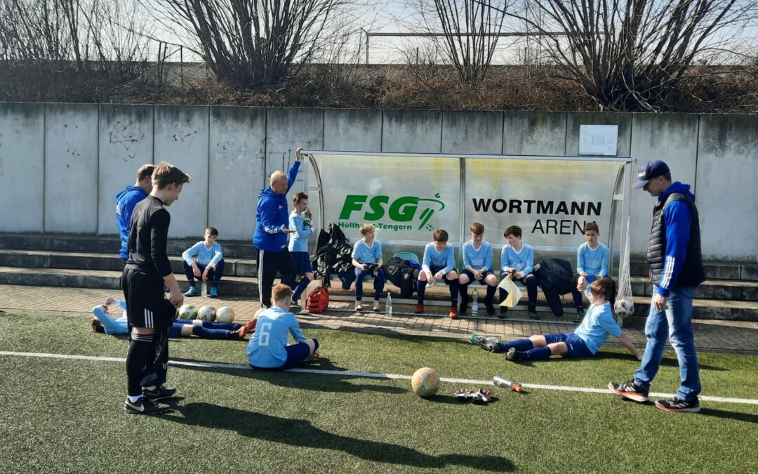 C-II-Jugend mit Testspiel in Hüllhorst am 13.03.22