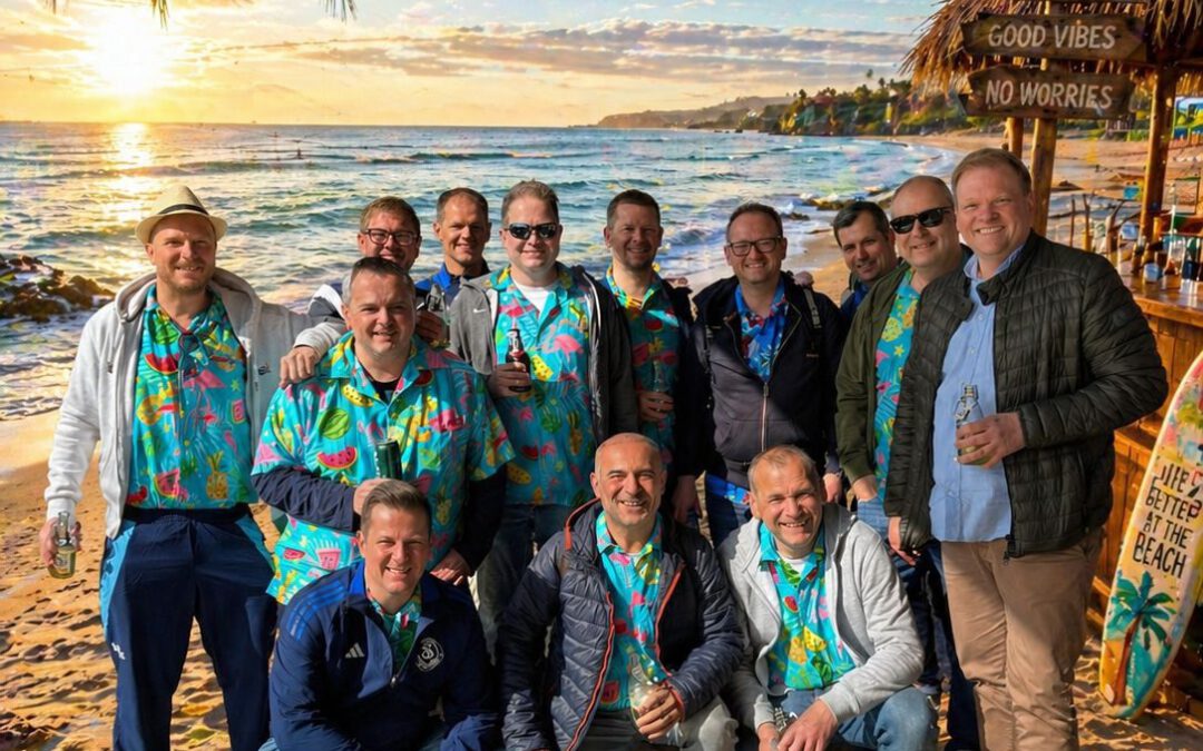 Altherren des SV Schnathorst on tour in Düsseldorf
